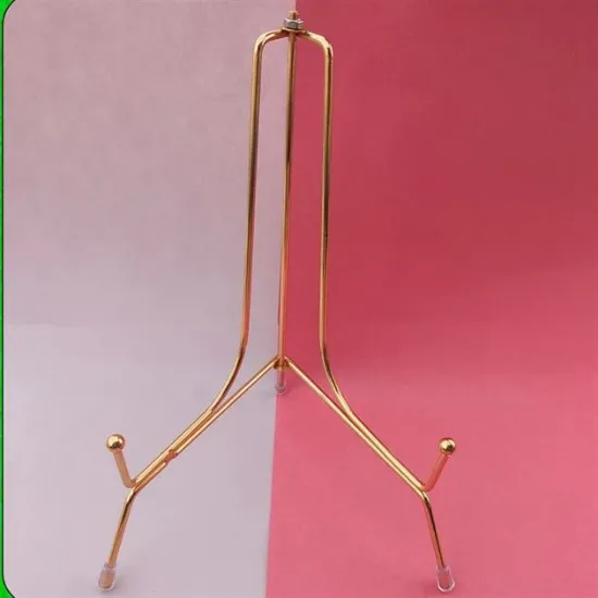 Picture of 8" Gold Metal Stand - Folding Stand [Electro plated]