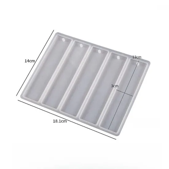 Picture of Rectangle Bookmark Mould- 5 Cavity