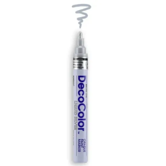 Picture of Premium Deco Colour- Broad Line Opaque Marker for Resin - Silver